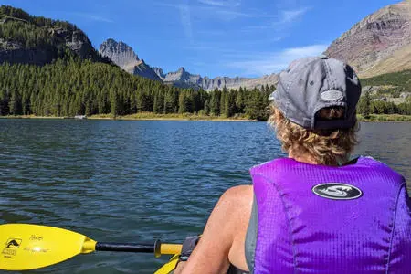 Kayaking Two Medicine Lake